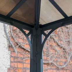 16x12 Palram Canopia Martinique 5000 Grey Garden Gazebo -Halls || Lifetime || Keter Sales 704672 palram martinique 5000 grey garden gazebo structure