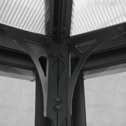 12x12 Palram Canopia Ledro 3600 Enclosed Grey Gazebo 25 12x12 Palram Canopia Ledro 3600 Enclosed Grey Gazebo -Halls || Lifetime || Keter Sales 704745 palram ledro 3600 enclosed grey gazebo structure