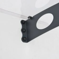 Palram Canopia Garamond 2050 Grey Door Canopy -Halls || Lifetime || Keter Sales 704797 palram garamond 2050 door canopy close up3 min