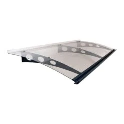 Palram Canopia Garamond 2050 Grey Door Canopy -Halls || Lifetime || Keter Sales 704797 palram garamond 2050 door canopy cutout min