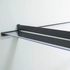 7' X 3' Palram Canopia Nancy 2050 Grey Door Canopy (2.06m X 0.94m) -Halls || Lifetime || Keter Sales 705125 nancy 2500 grey clear door canopy close up3 min 1