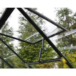 6' X 4' Palram Canopia Harmony Grey Greenhouse (1.85m X 1.26m) -Halls || Lifetime || Keter Sales 705163 harmony 6x4 grey close up4 min 1