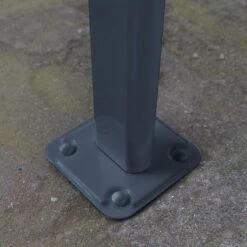 7' X 22' Palram Canopia Sierra Grey Clear Patio Cover (2.28m X 6.71m) -Halls || Lifetime || Keter Sales 705484 7x22 palram sierra grey patio cover close up4 min 1