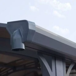 12' X 16' Palram Canopia Tucson 5000 Garden Gazebo (3.6m X 5m) -Halls || Lifetime || Keter Sales 705533 12x16 palram tucson 5000 garden gazebo close up2 min