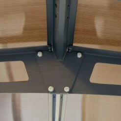 12' X 16' Palram Canopia Tucson 5000 Garden Gazebo (3.6m X 5m) -Halls || Lifetime || Keter Sales 705533 12x16 palram tucson 5000 garden gazebo close up4 min