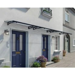 15' X 3' Palram Canopia Altair 4500 Grey Door Canopy (4.54m X 0.92m)
