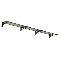 Palram Canopia Neo 3540 Grey Twinwall Door Canopy -Halls || Lifetime || Keter Sales 705609 palram canopia neo 3540 grey twinwall door canopy cutout min