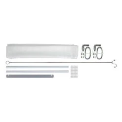 3m X 3.05m Palram Canopia Patio Cover Roof Blinds - White -Halls || Lifetime || Keter Sales 705869 palram patio cover 3m roof blinds white cutout2 min