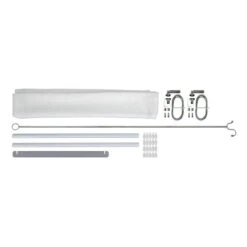 3m X 5.46m Palram Canopia Patio Cover Roof Blinds - White -Halls || Lifetime || Keter Sales 705871 palram patio cover 3m roof blinds white cutout2 min