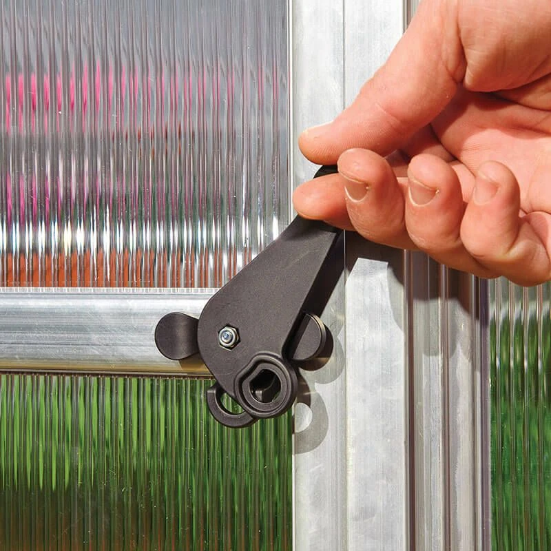 6' X 4' Palram Canopia Mythos Grey Greenhouse (1.85m X 1.26m) 7 6' X 4' Palram Canopia Mythos Grey Greenhouse (1.85m X 1.26m) - Image 7