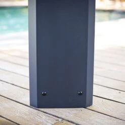 20' X 12' Palram Canopia Dallas 6100 Grey Garden Gazebo (6.12m X 3.64m) -Halls || Lifetime || Keter Sales 706083 20x12 palram dallas 6100 grey garden gazebo close up3 min 1