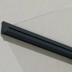 Palram Canopia Bremen 2050 Grey Clear Door Canopy -Halls || Lifetime || Keter Sales 706595 palram bremen 2050 grey clear door canopy close up3 min 1