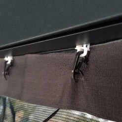 Palram Canopia Gazebo Netting Set For Dallas 4300 Garden Gazebo -Halls || Lifetime || Keter Sales 706597 palram gazebo netting for dallas 4300 gazebo close up1 min