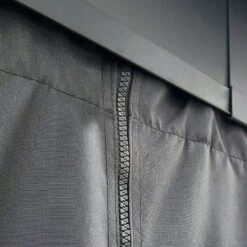 Palram Canopia Gazebo Curtains Set For Dallas 6100 Garden Gazebo -Halls || Lifetime || Keter Sales 706600 palram gazebo curtains for dallas 6100 gazebo close up3 min