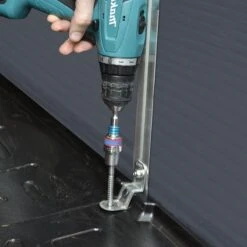 6' X 10' Palram Canopia Rubicon Double Door Plastic Garden Shed - Dark Grey (1.85m X 3m) -Halls || Lifetime || Keter Sales 706808bun 6x10 palram rubicon dd plastic shed grey close up1 min