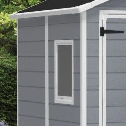 6' X 5' Keter Manor Plastic Garden Shed (1.85m X 1.52m) -Halls || Lifetime || Keter Sales 8 230255 6x5 keter manor feature5 min