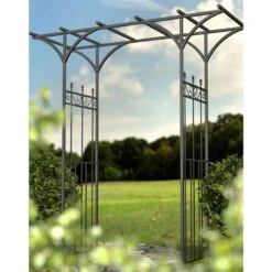 Panacea Kensington Metal Garden Arch 6'9 X 6'3