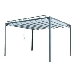 10' X 10' Garden Must Haves Pandora Leaf Adjustable Garden Gazebo (3m X 3m) -Halls || Lifetime || Keter Sales 84913 gmh 3m pandora leaf gazebo render min