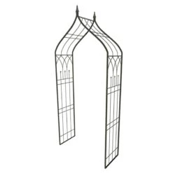 Panacea Ogee Metal Garden Arch 8'6 X 3'9 -Halls || Lifetime || Keter Sales 89091 panacea ogee metal garden arch 8 6 x 3 9 cutout min