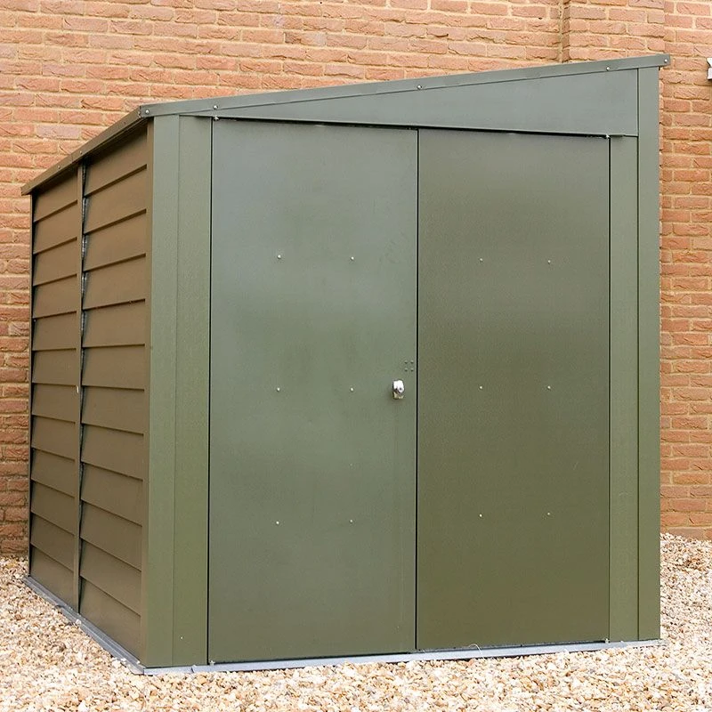 9' X 6' Trimetals Premium Titan 960 Pent Metal Shed (2.63m X 1.76m) 2 9' X 6' Trimetals Premium Titan 960 Pent Metal Shed (2.63m X 1.76m) - Image 2