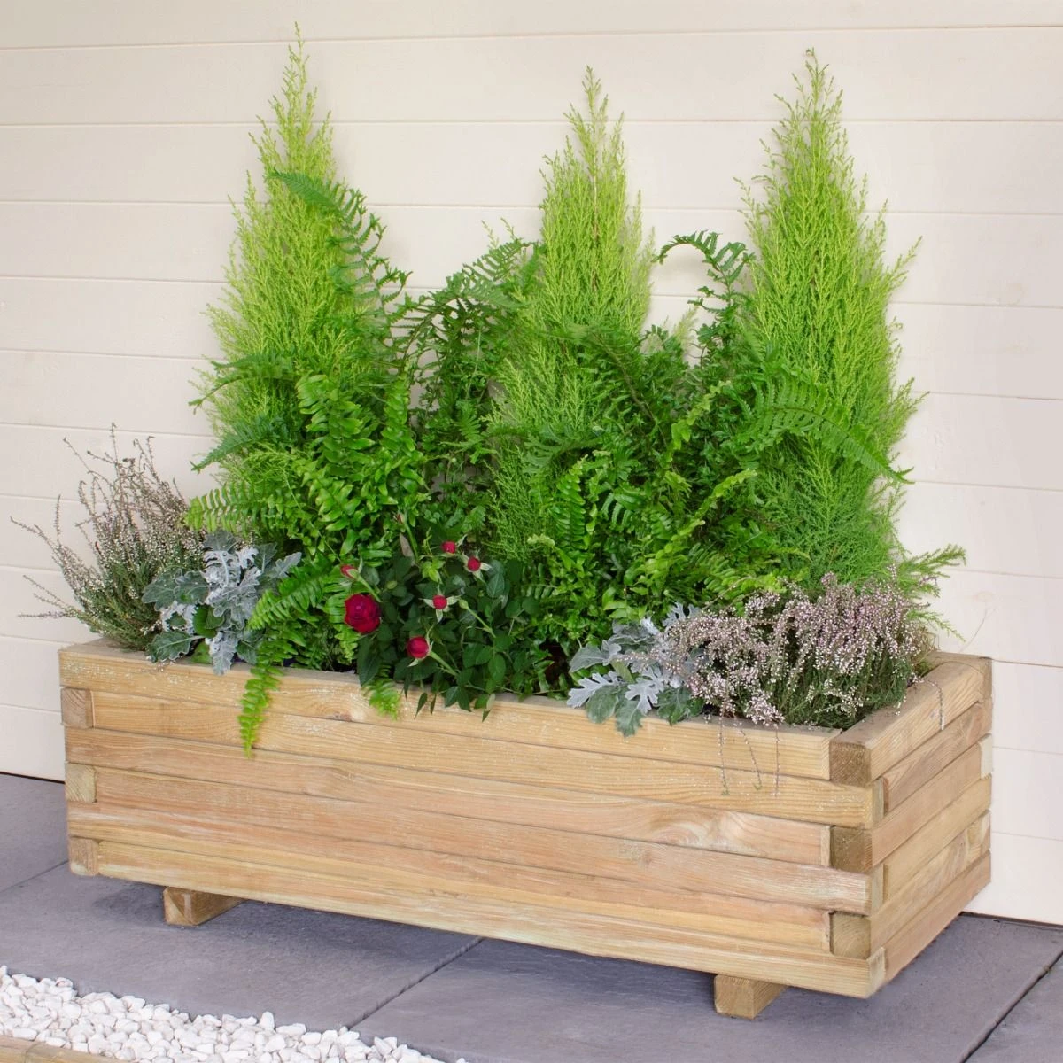 Forest Agen Wooden Garden Planter 3'x1' (0.9x0.3m) 1 Forest Agen Wooden Garden Planter 3'x1' (0.9x0.3m)