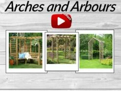 Forest Whitby Wooden Garden Arch 7'x5' -Halls || Lifetime || Keter Sales arches and arbours 3 3