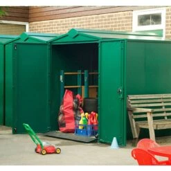 5' X 7' Asgard Centurion Police Approved Security Metal Shed (1.52m X 2.18m)