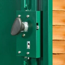 5' X 7' Asgard Centurion Police Approved Security Metal Shed (1.52m X 2.18m) -Halls || Lifetime || Keter Sales asgcen 5