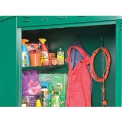 5'2 X 3'7 Asgard Flexistore 1511 Metal Shed (1.58m X 1.1m) -Halls || Lifetime || Keter Sales asgfs1511 5x4 asgard flexistore 1511 metal storage close up1 min 1