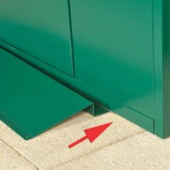 5'2 X 7'4 Asgard Flexistore 1522 Metal Shed (1.58m X 2.24m) -Halls || Lifetime || Keter Sales asgfs1522 5x7 asgard flexistore 1522 metal storage close up7 min 1