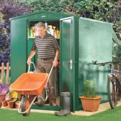 5'2 X 7'4 Asgard Flexistore 1522 Metal Shed (1.58m X 2.24m) -Halls || Lifetime || Keter Sales asgfs1522 5x7 asgard flexistore 1522 metal storage no3 min 1