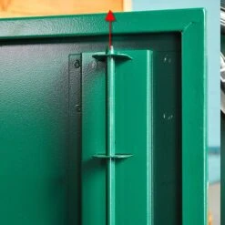 7' X 7' Asgard Gladiator Police Approved Security Metal Shed (2.2m X 2.2m) -Halls || Lifetime || Keter Sales asggla 4