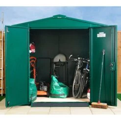 7' X 7' Asgard Gladiator Police Approved Security Metal Shed (2.2m X 2.2m) -Halls || Lifetime || Keter Sales asggla 7