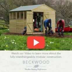8' X 6' Forest Beckwood 25yr Guarantee Shiplap Pressure Treated Reverse Apex Wooden Shed (2.42m X 1.99m) -Halls || Lifetime || Keter Sales beckwood interchangeable video thumbnail 800x800 39