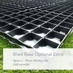 10' X 6' Forest Beckwood 25yr Guarantee Shiplap Pressure Treated Double Door Apex Wooden Shed (3.01m X 1.99m) -Halls || Lifetime || Keter Sales beckwood plastic shed base image 10