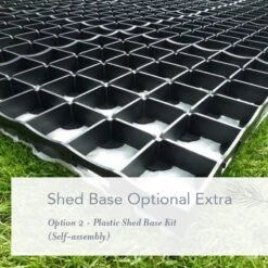 10' X 6' Forest Beckwood 25yr Guarantee Shiplap Pressure Treated Double Door Reverse Apex Wooden Shed (3.01m X 1.99m) -Halls || Lifetime || Keter Sales beckwood plastic shed base image 1 13