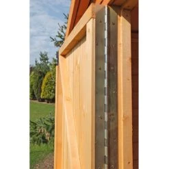 14' X 8' Shire Bison Heavy Duty Double Door Wooden Workshop (4.31m X 2.56m) -Halls || Lifetime || Keter Sales biso1408dsl 1aa bison 14x8 hinge