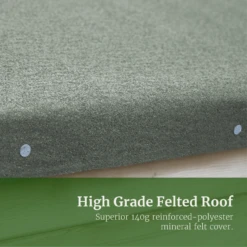 7' X 5' Forest Timberdale 25yr Guarantee Tongue & Groove Pressure Treated Pent Shed (2.24m X 1.7m) -Halls || Lifetime || Keter Sales bsd high grade felted rood usp image new 1