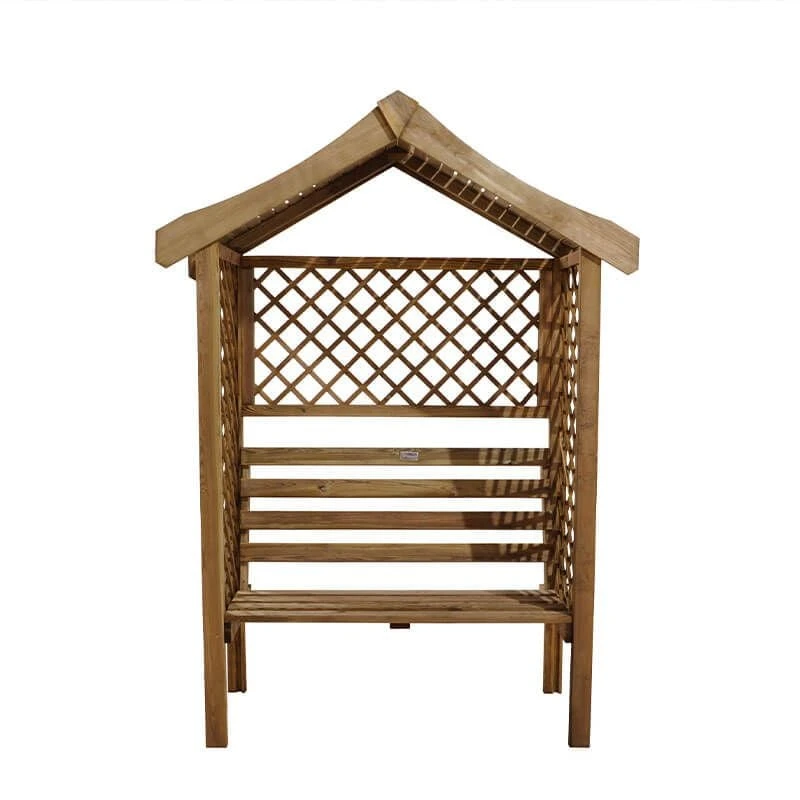 Forest Parisienne Garden Arbour Seat 5'x2' 4 Forest Parisienne Garden Arbour Seat 5'x2' - Image 4