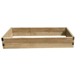 Forest Caledonian Rectangular Raised Bed 6'x3' (1.8x0.9m) -Halls || Lifetime || Keter Sales cal18090 caledonian rectangular bed 180x90cm render1 min