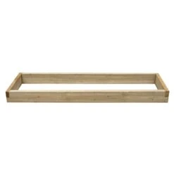 Forest Caledonian Long Raised Bed 1'6 X 6' (0.45m X 1.8m) -Halls || Lifetime || Keter Sales calrb4518 caledonian long raised bed 45x180cm cutout1 min