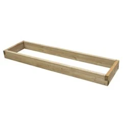 Forest Caledonian Long Raised Bed 1'6 X 6' (0.45m X 1.8m) -Halls || Lifetime || Keter Sales calrb4518 caledonian long raised bed 45x180cm cutout2 min