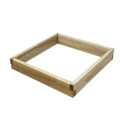 Forest Caledonian Small Raised Bed 3' X 3' (0.9m X 0.9m) -Halls || Lifetime || Keter Sales calrb9090 caledonian compact raised bed 90x90cm cutout1 min