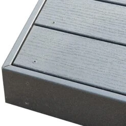 Forest 8' X 8' Composite Decking Kit - Grey (2.4m X 2.4m) -Halls || Lifetime || Keter Sales cdkitgy composite deck kit grey cutout3 min