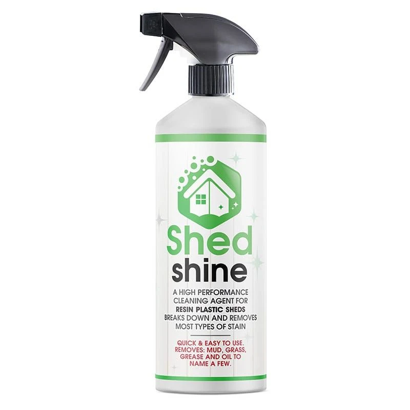 Suncast Shed Shine Resin Plastic Cleaner - 1 Litre 1 Suncast Shed Shine Resin Plastic Cleaner - 1 Litre
