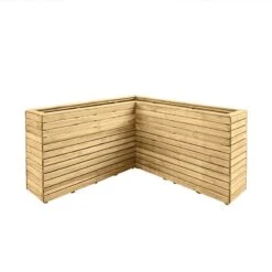 5'3 X 5'3 Forest Linear Corner Wooden Planter (1.6m X 1.6m) -Halls || Lifetime || Keter Sales cornlinpl160 1