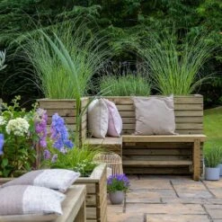 5'3 X 5'3 Forest Linear Corner Wooden Planter (1.6m X 1.6m) -Halls || Lifetime || Keter Sales cornlinpl160 12