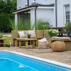 5'3 X 5'3 Forest Linear Corner Wooden Planter (1.6m X 1.6m) -Halls || Lifetime || Keter Sales cornlinpl160 8