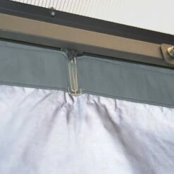 Palram Canopia Palermo 3000/ 3600 Gazebo Curtains -Halls || Lifetime || Keter Sales covering gazebo palermo 3000 curtains palram 1110