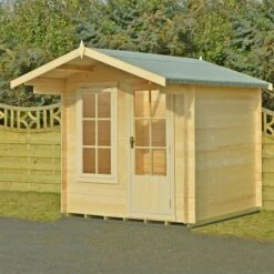 Shire Crinan 2.1m X 2.3m Log Cabin Summerhouse (19mm)